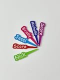 Personalized Cribbage Pegs, Set of 3 Personalized Acrylic Cribbage Pegs, Customized Name Cribbage Pegs