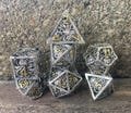 Octopus Cthulhu Hollow Metal Dice Silver n Black Christmas Birthday Boyfriend Girlfriend Gamer