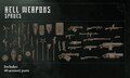 Trench Crusade Compatible – Hell Weapons Sprues, Customisable Chaos Arsenal for Tabletop Wargames, Perfect for Miniature Conversions