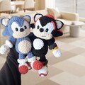 Black & Blue Hedgehogs Crochet Material Kit | Contains all you need to create high-quality DIY Crochet | Perfect for Hedgehog Autism fans